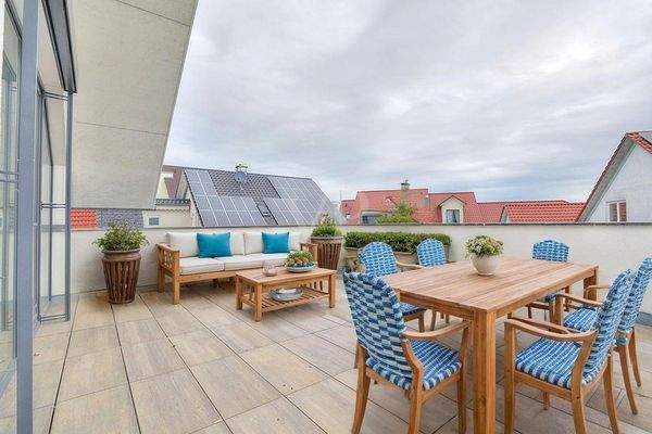 Dachterrasse mögliche Möblierung
