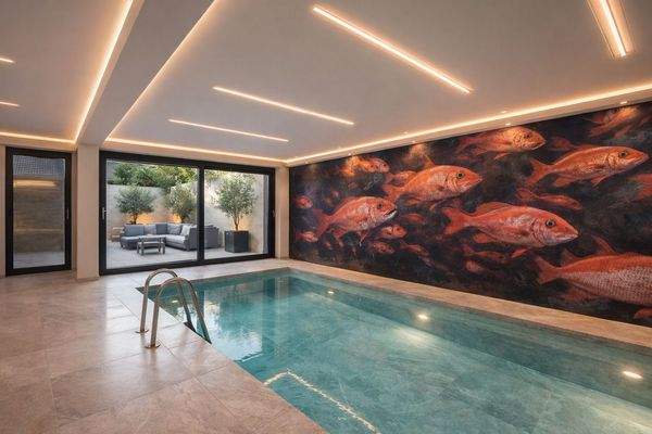 Innenpool Visualisierung (KI-generiert)