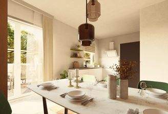 Ansicht Esszimmer/Küche