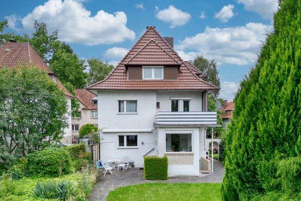 Hausansicht vom Garten