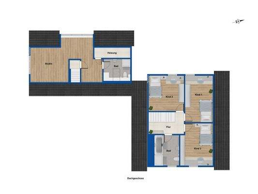 Grundriss Dachgeschoss