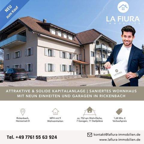 Rickenbach Renditeobjekte, Mehrfamilienhäuser, Geschäftshäuser, Kapitalanlage