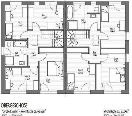 Grundrisse Obergeschoss