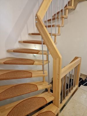 Treppe zu jeder Etage