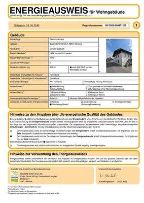 Energieausweis Seite 1