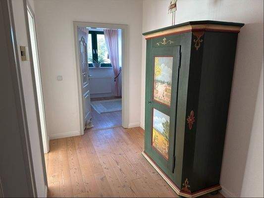 Echtholzdielen im gesamten Obergeschoss des Einfamilienhauses