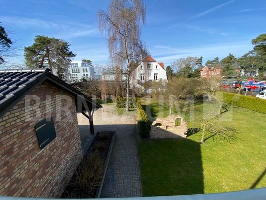 Blick auf das Grundstück