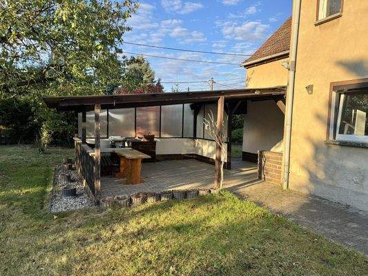 überdachte Terrasse 