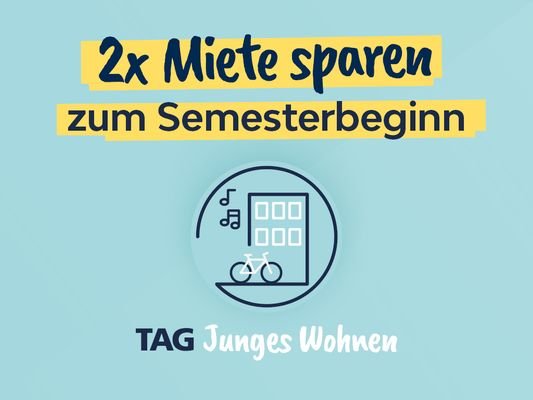 Miete sparen zum Semesterbeginn