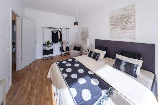 Schlafzimmer Musterwohnung