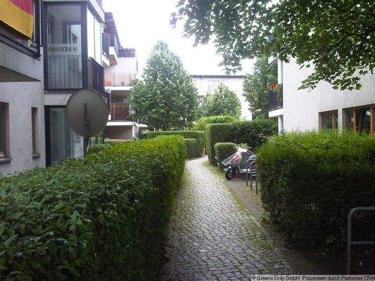 zwischen den Häusern