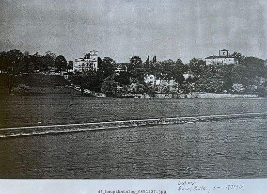 historische Aufahme - Blick von der Elbe