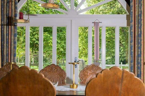 Ausblick auf den Teich 