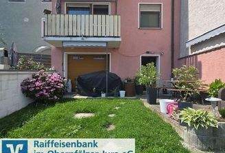 Rückansicht mit Garten