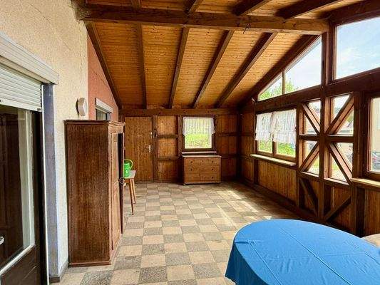 überdachter Freisitz