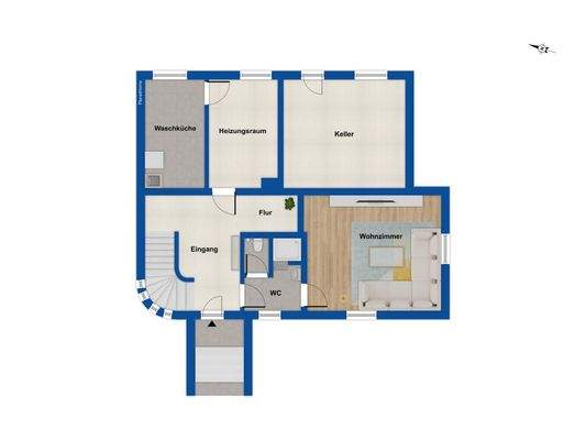 Grundriss Souterrain