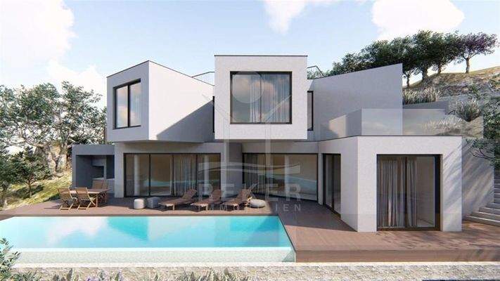 Der Bau dieser modernen Luxus-Villa ist genehmigt