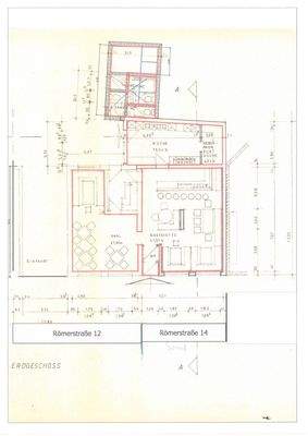 Grundriss Gaststätte
