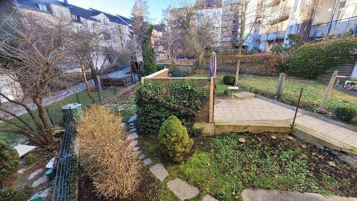 Blick vom Wintergarten