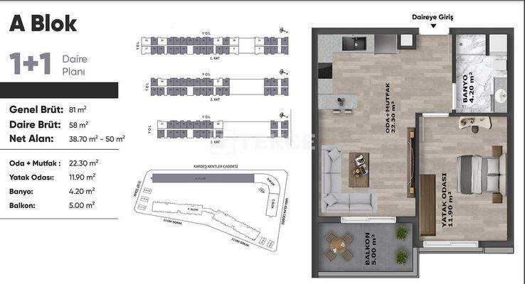 Investment Opportunity Apartments in Antalya, Aksu