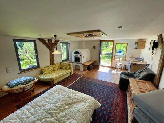 Gartenhaus mit Ofen und WC