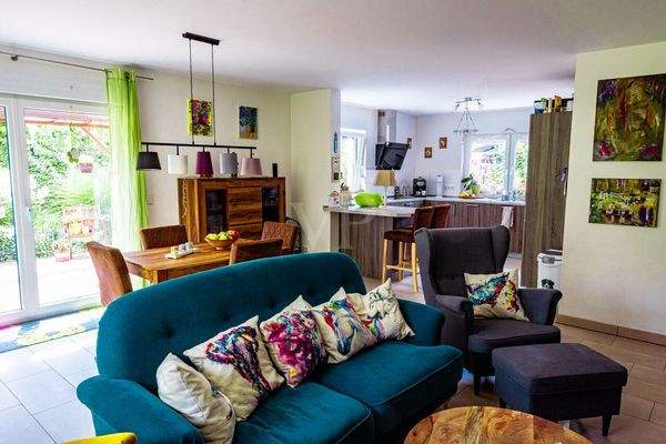 Wohnen Blick in Küche