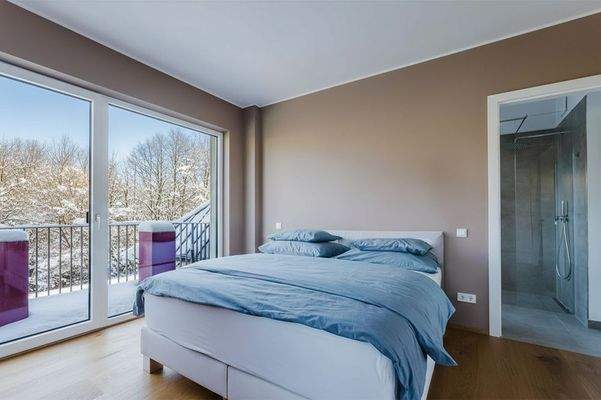 Der geräumige und freundliche Masterbereich 