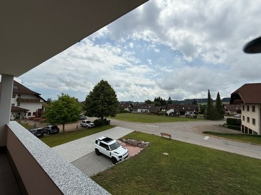 Blick vom Balkon
