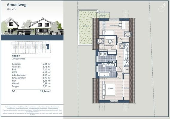Grundriss Dachgeschoss