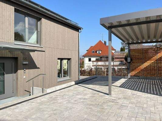 Hauseingang der Doppelhaushälfte