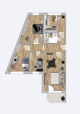 Wohnungsgrundriss