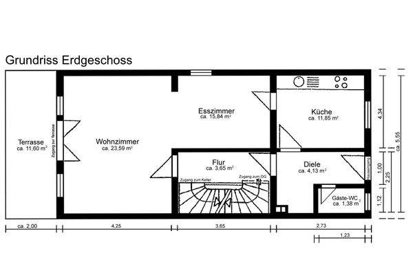 Grundriss Erdgeschoss