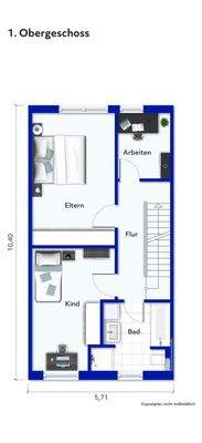 Grundriss 1. Obergeschos