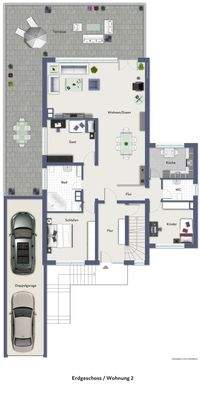 Erdgeschoss / Wohnung 2