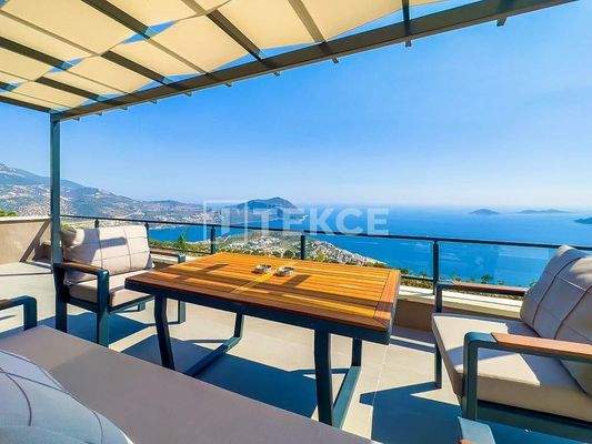 Sea-View 4-Bedroom Villas with Private Pools in Kaş Kalkan