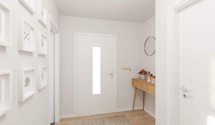 Heller und freundlicher Eingangsbereich