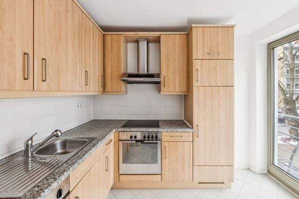 Gut ausgestattete Küche