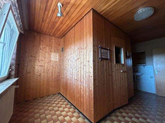 Sauna im UG