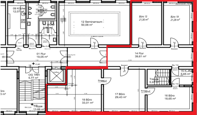 Grundriss 1.OG rechts