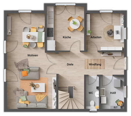 Grundriss Einfamilienhaus Lichthaus 152