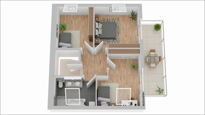 Grundriss DG DHH vorne 