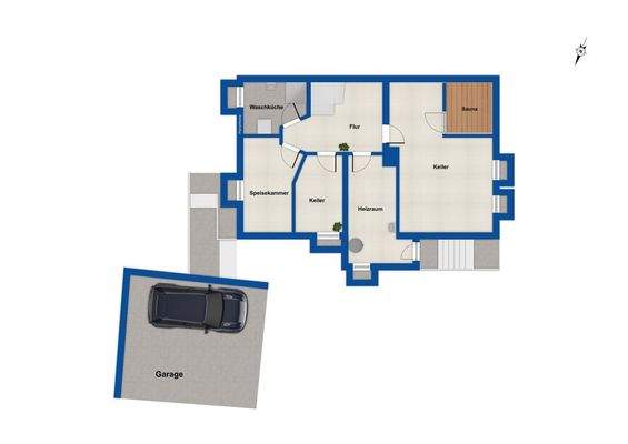 Grundriss Kellergeschoss