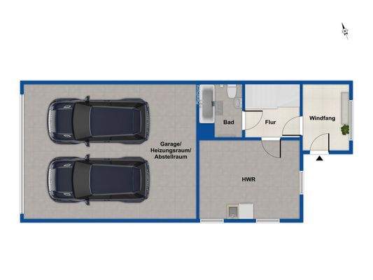 Grundriss EG Haus Nr. 6