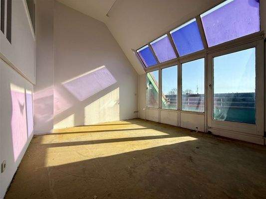 Wohnzimmer mit Dachterrasse (2)