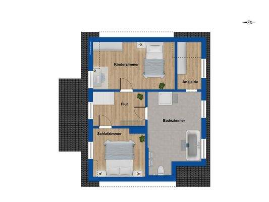 Grundriss Dachgeschoss