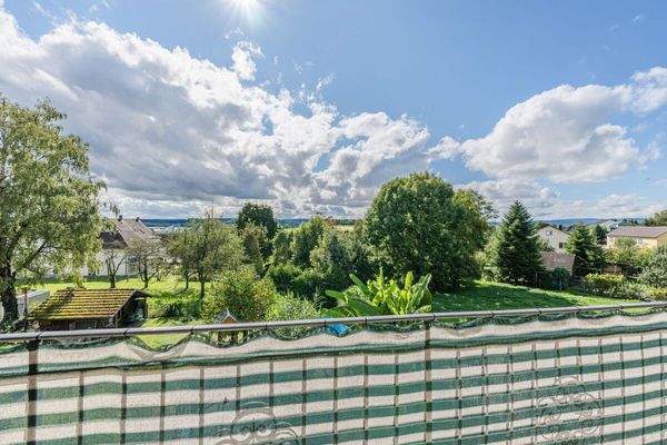 Blick vom Balkon Dachgeschoss