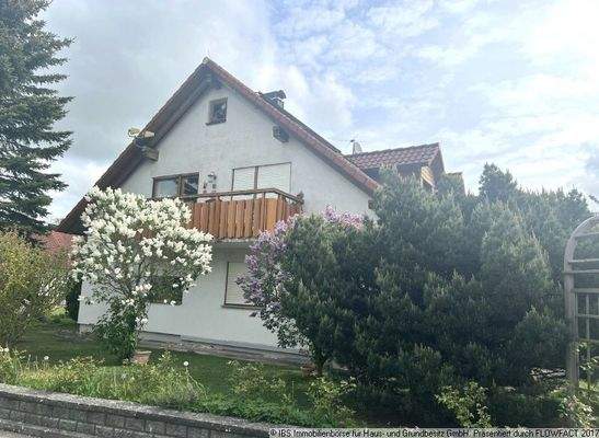 Balkon, schöner Garten