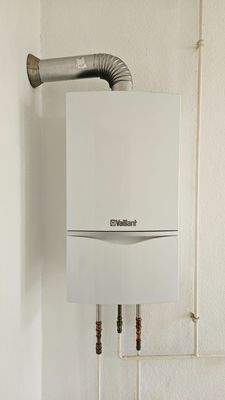 neue Gastherme in der Küche