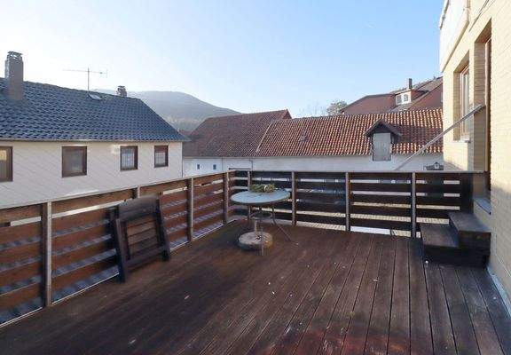 Dachterrasse Fachwerk