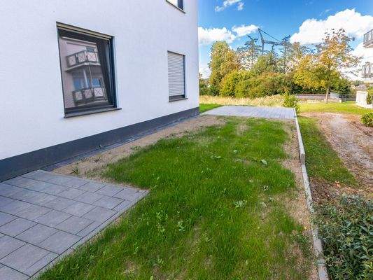 Garten hinter dem Haus